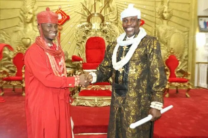 His Royal Majesty, Barister Peremobowei Shedrack Erebulu, Aduo III, the youngest king in the entire Ijaw nation – paid a courtesy visit to His Royal Majesty Oboro Gbaraun II; the Pere of Gbaramatu Kingdom in Warri South-West local government in Delta state.