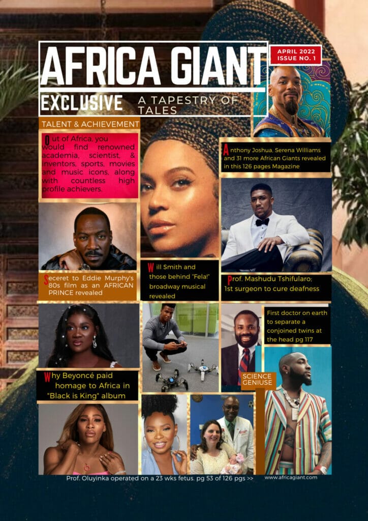 Africa Giant Exclusive [AGE]: A Tapestry Of Tales! Inaugural Issue Quarterly Magazine cover